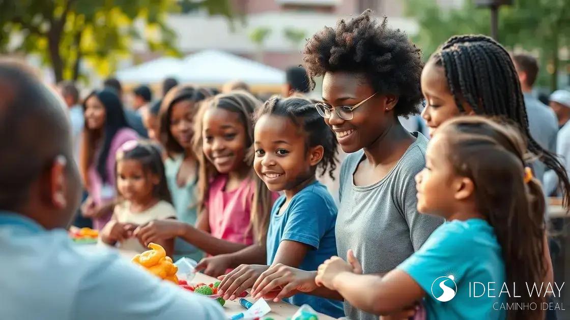 Engajamento da comunidade e família