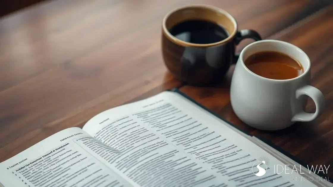 Vantagens da leitura bíblica anual