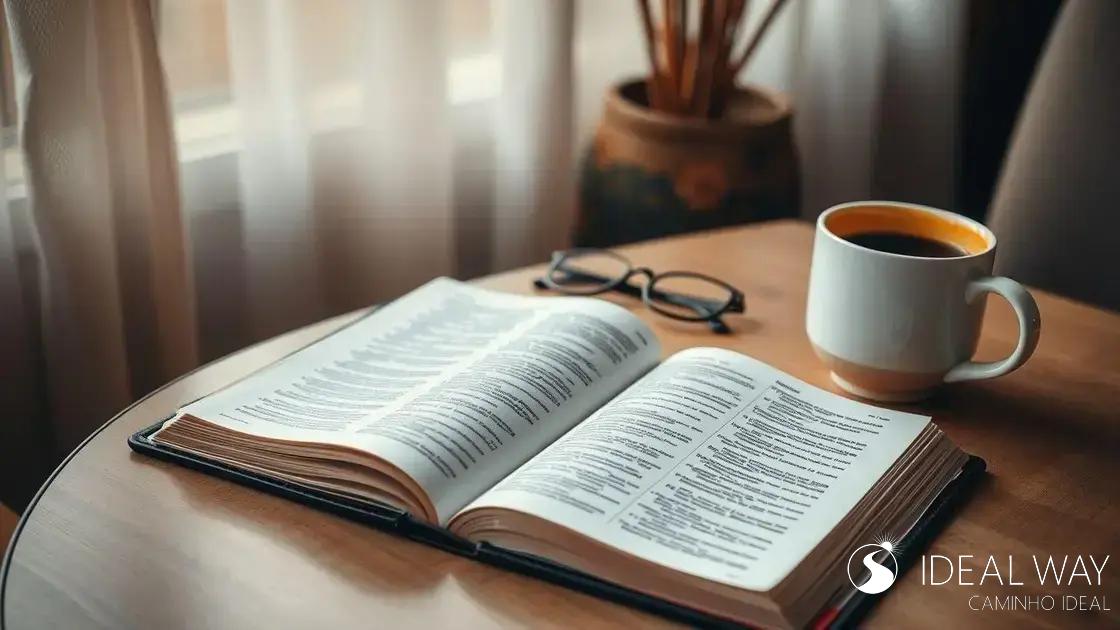 Estudo das Escrituras na busca da vontade divina