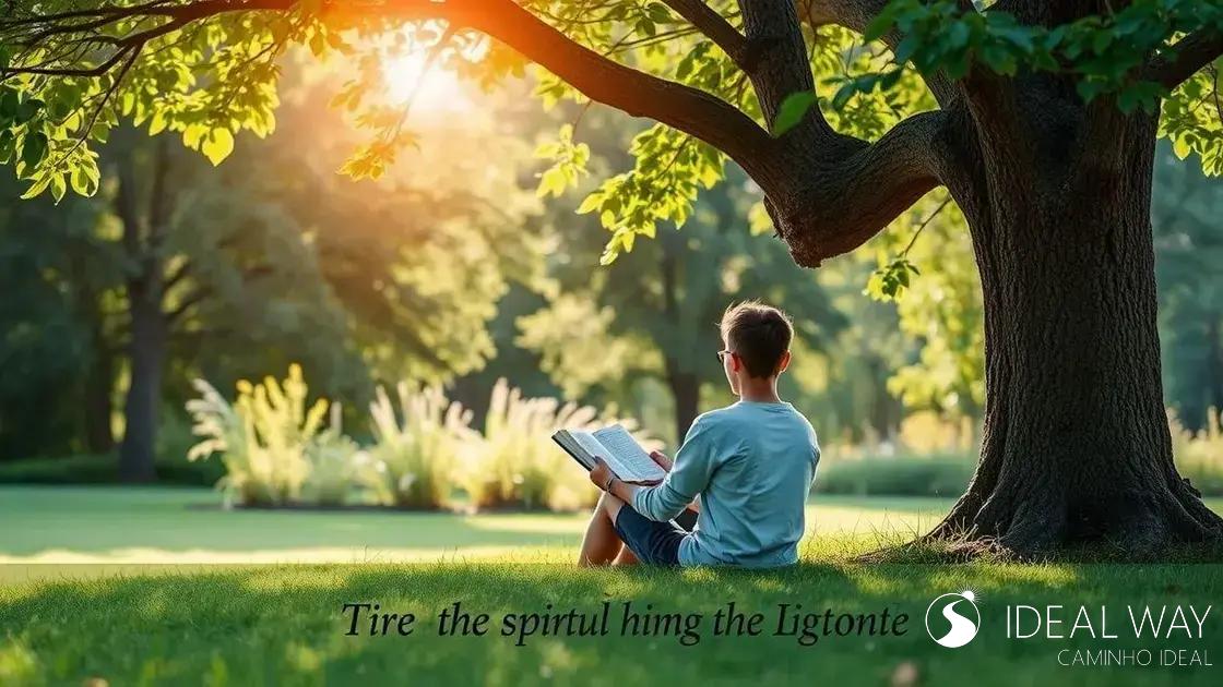 Práticas que ajudam no crescimento espiritual