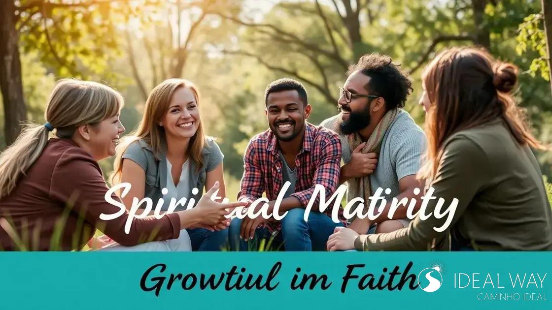 O chamado à maturidade espiritual