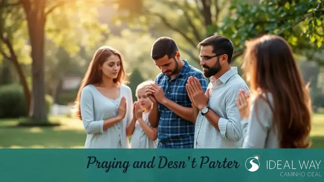 O poder da oração nas relações familiares