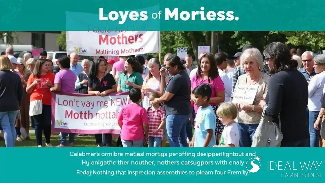 Como podemos honrar e apoiar as mães em nossa comunidade