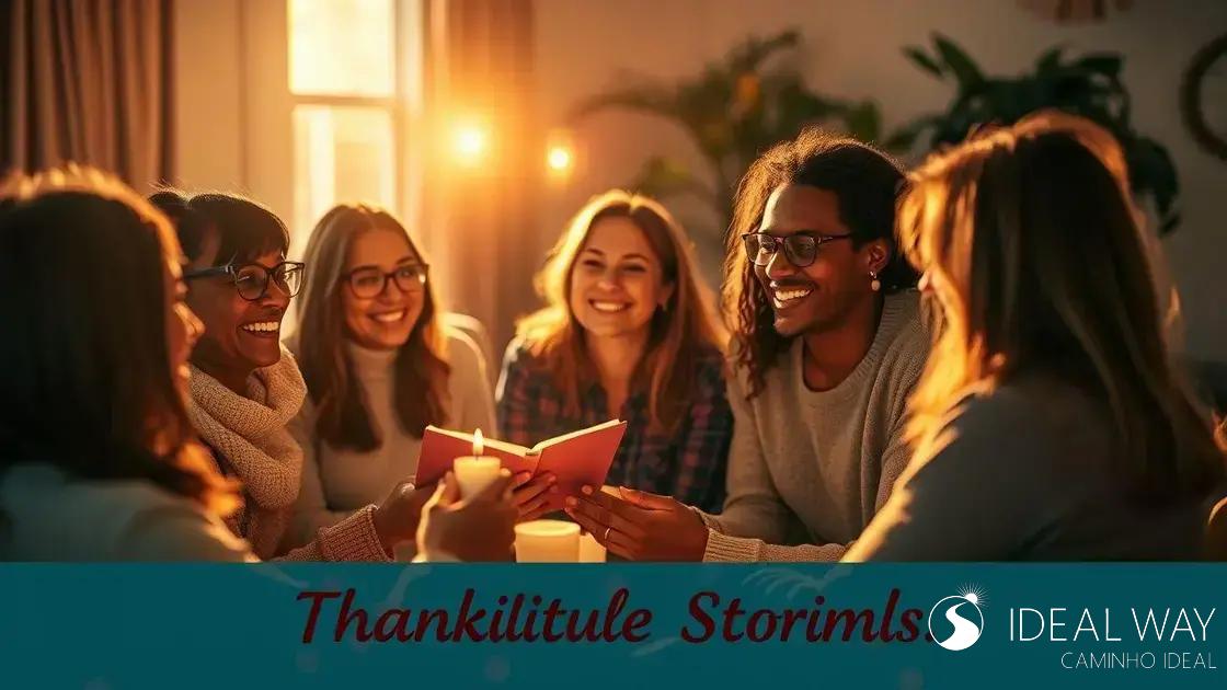 Testemunhos de gratidão e transformação espiritual