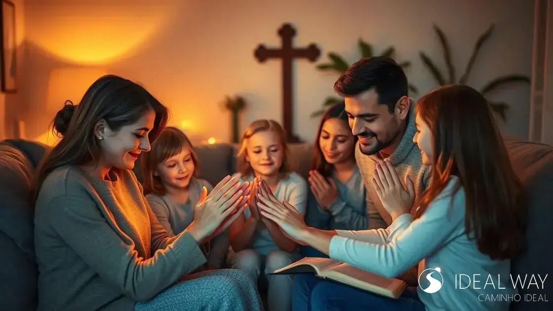 O papel da família na vida de oração