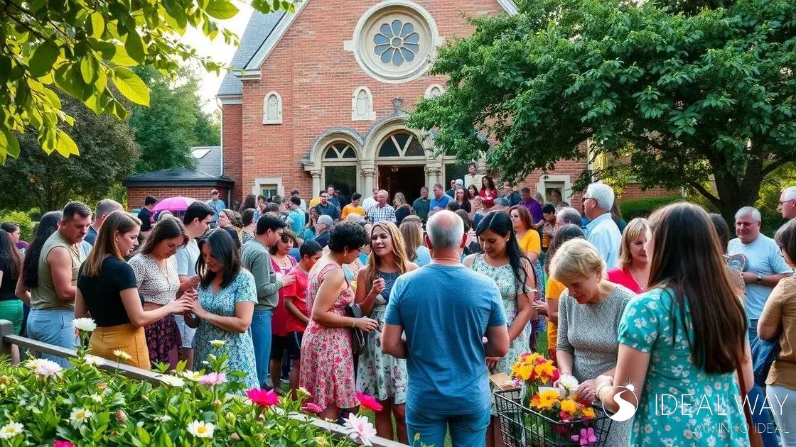 União da comunidade e amor à igreja
