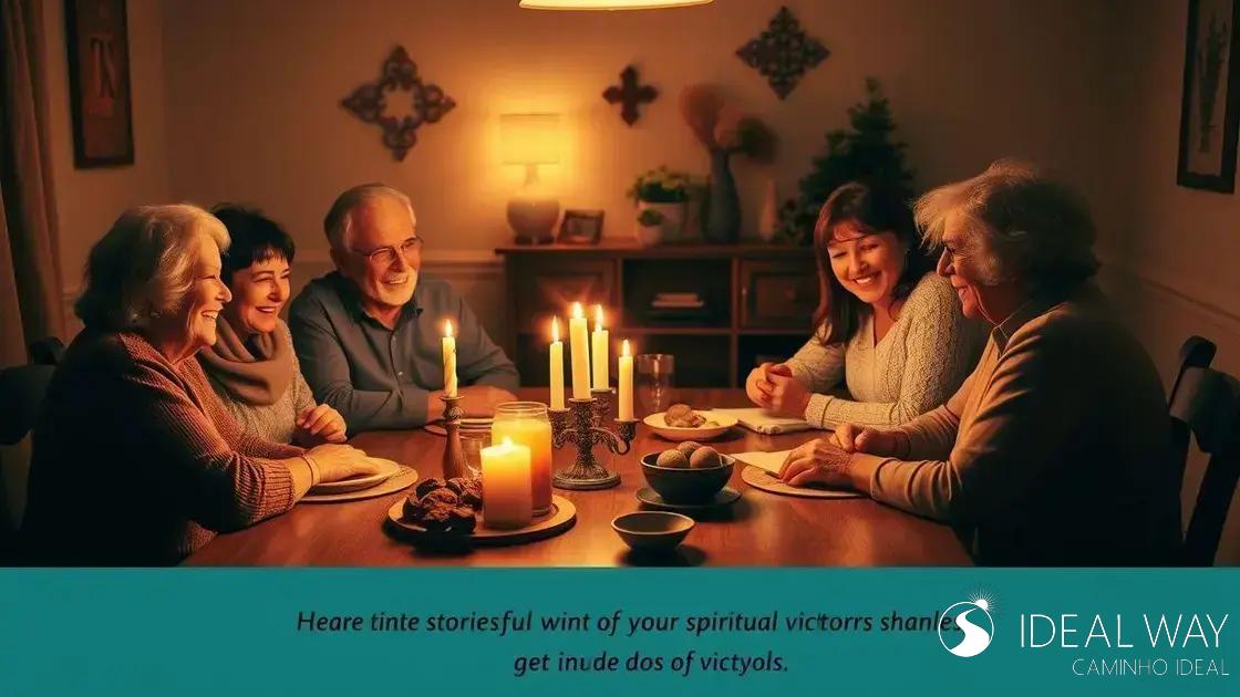 Celebrando vitórias espirituais nas famílias