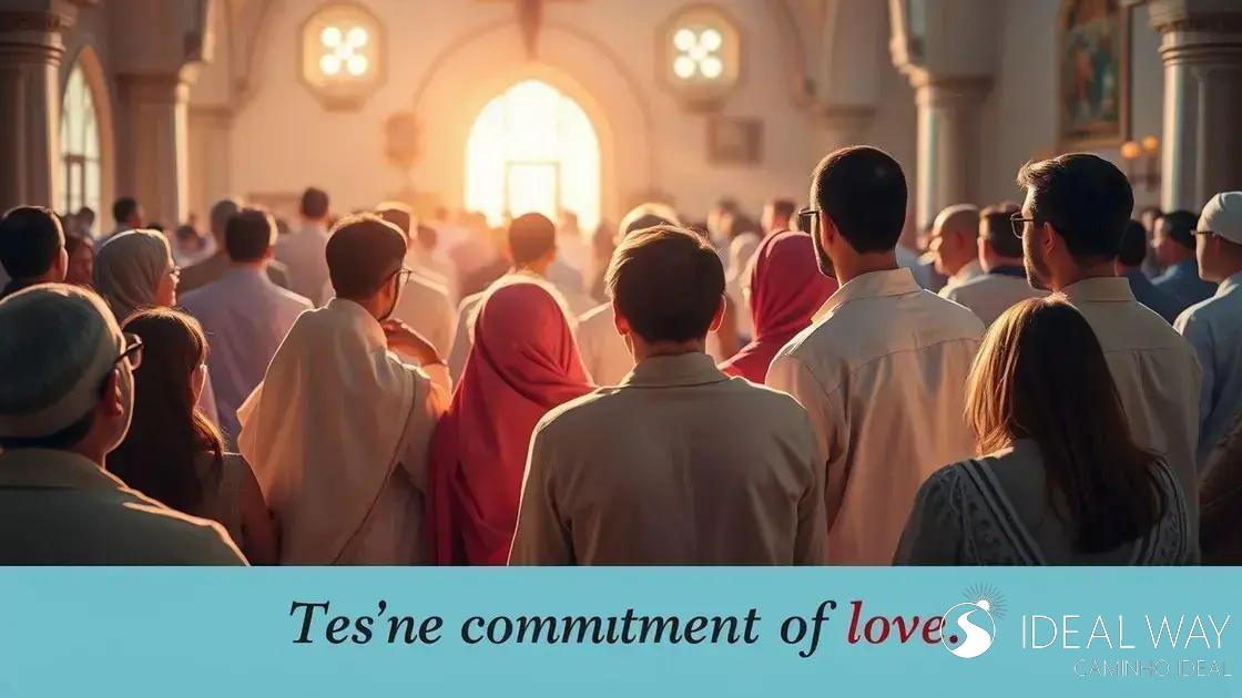O amor como mandamento divino